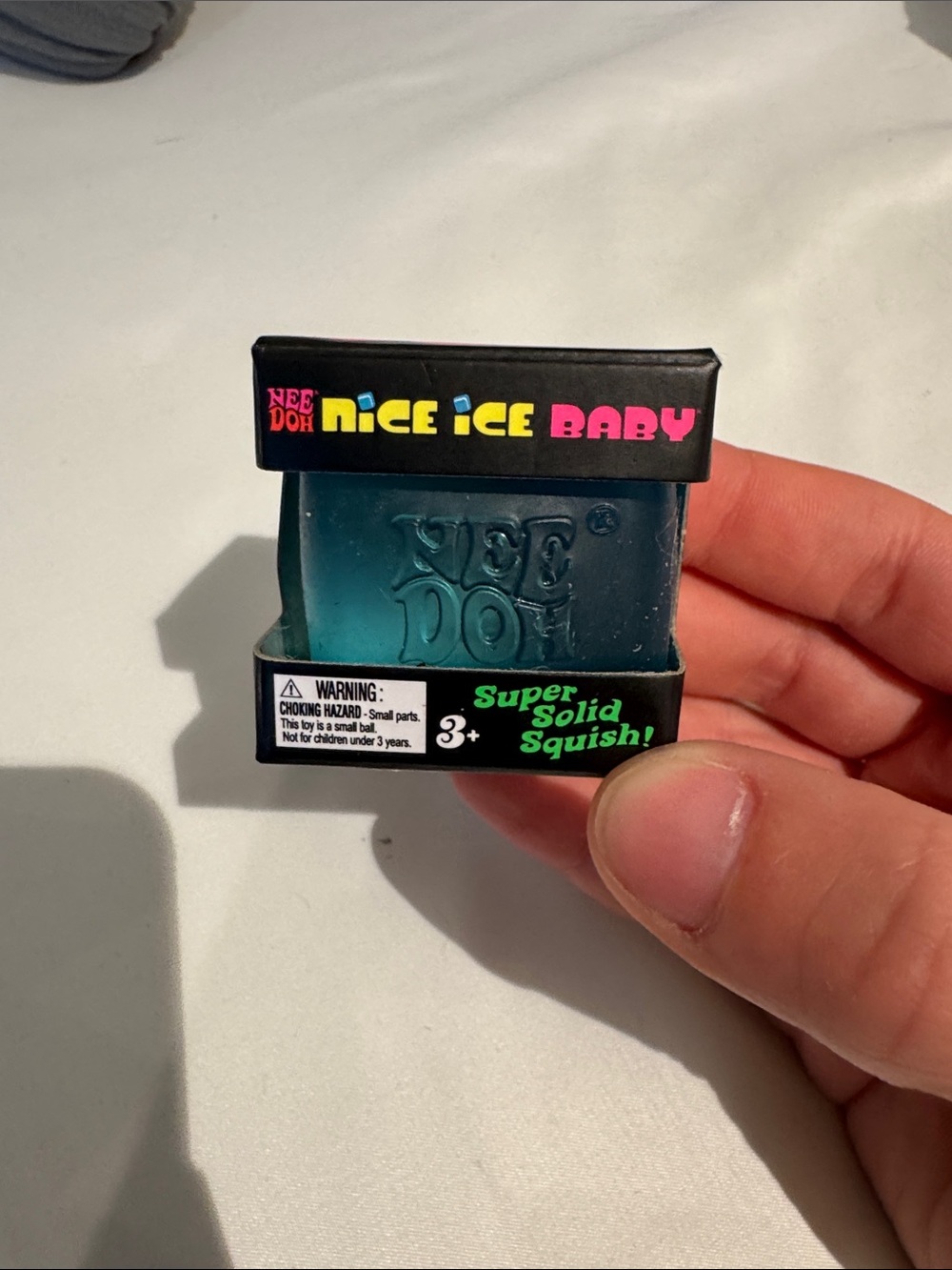 Nee Doh Nice Ice Baby Squishy - Teal Clear